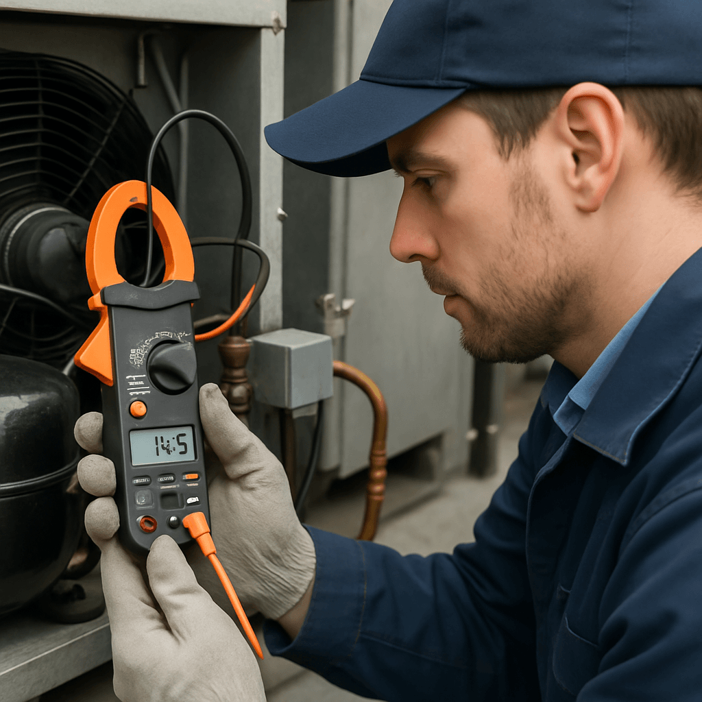 alicate amperímetro para refrigeração