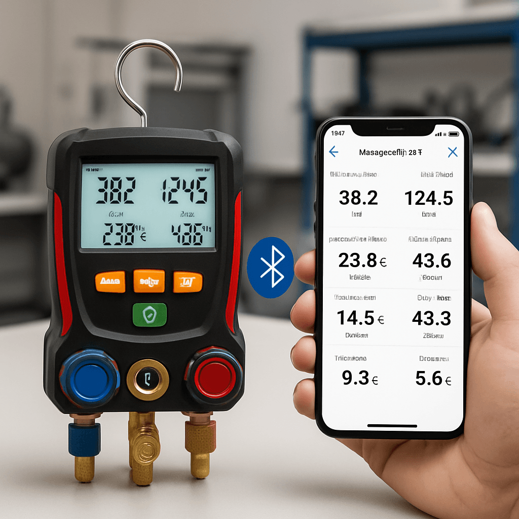 Manifold Digital para Refrigeração